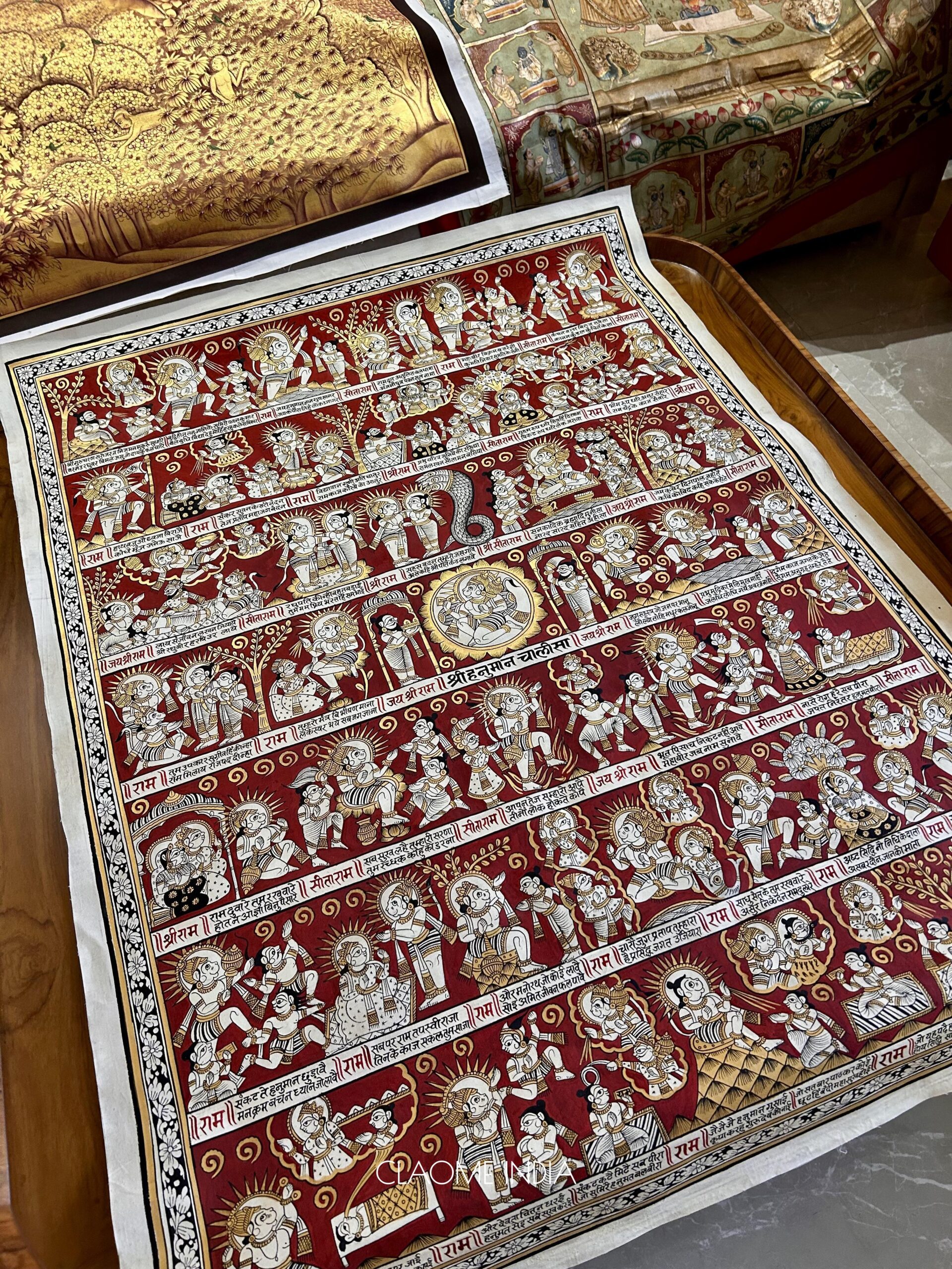 Gallery hand-painted Pichwai artwork