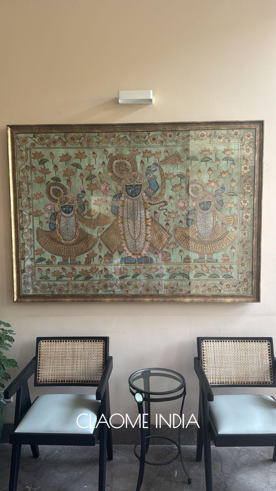 Gallery hand-painted Pichwai artwork
