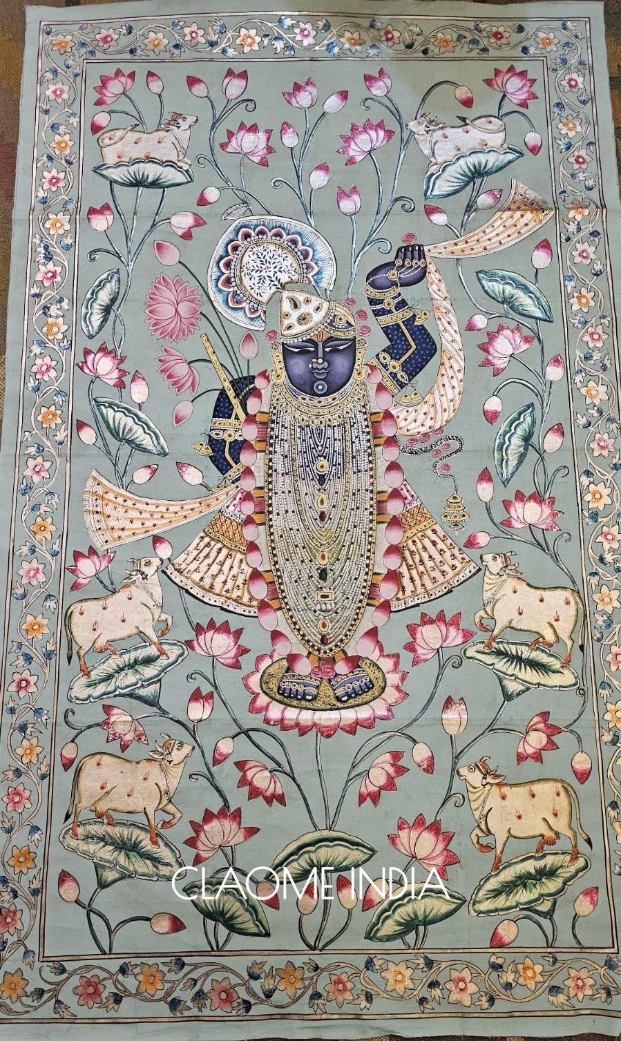 Gallery hand-painted Pichwai artwork