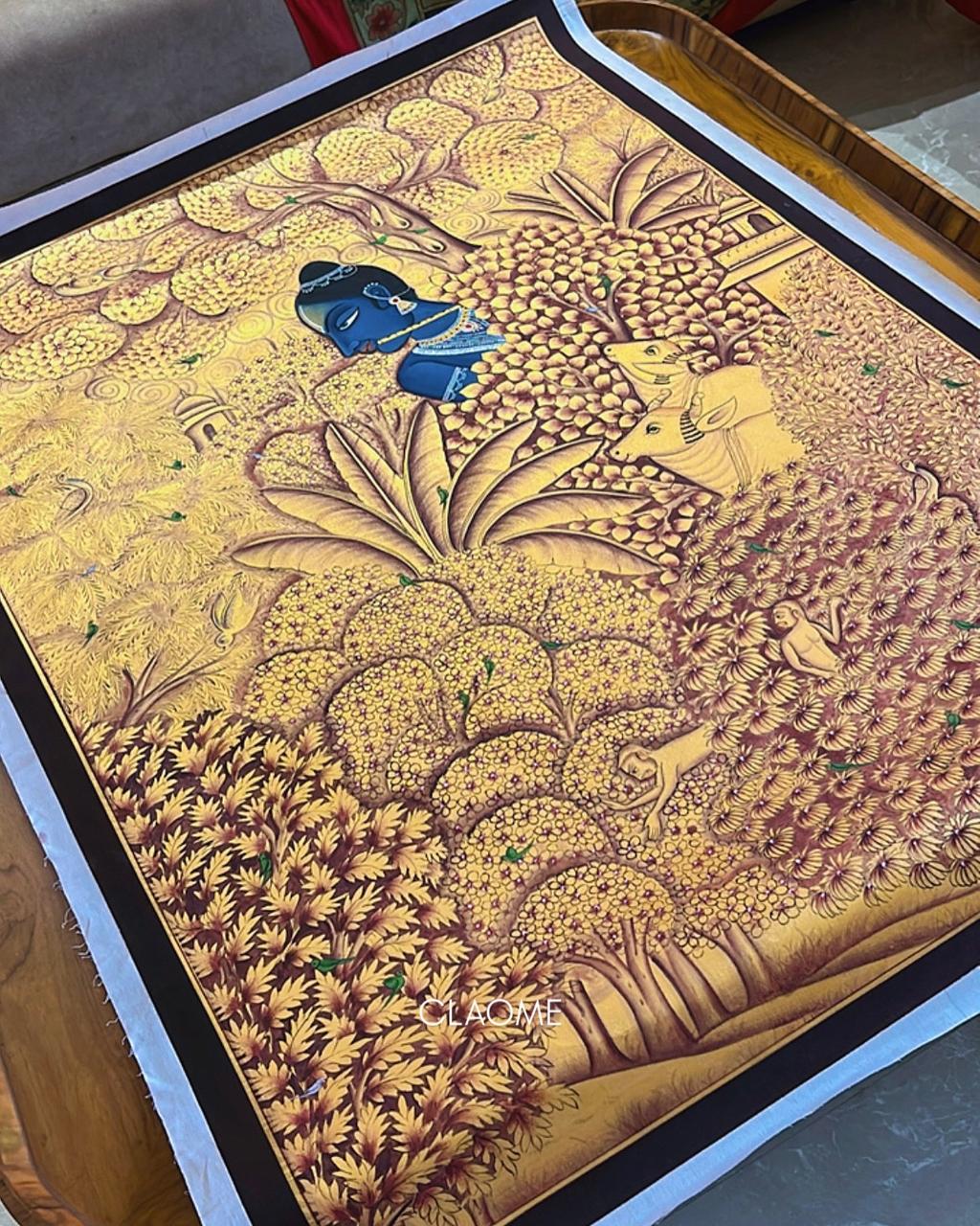 Gallery hand-painted Pichwai artwork