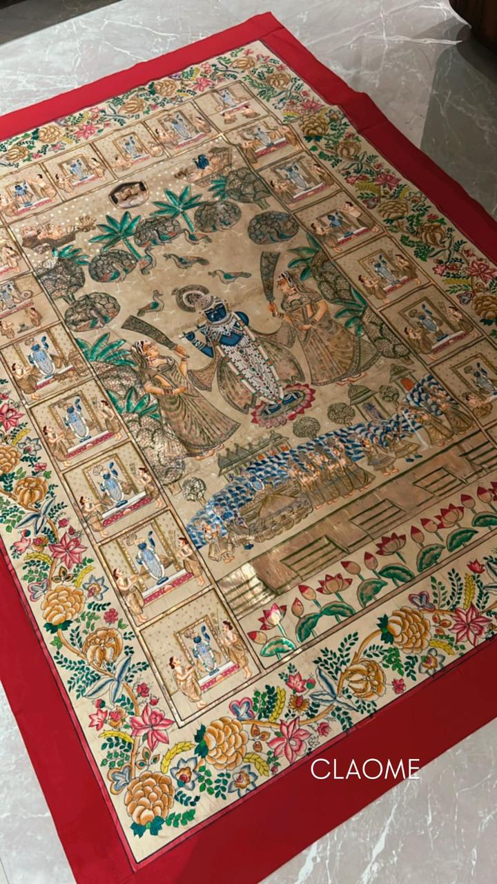 Gallery hand-painted Pichwai artwork