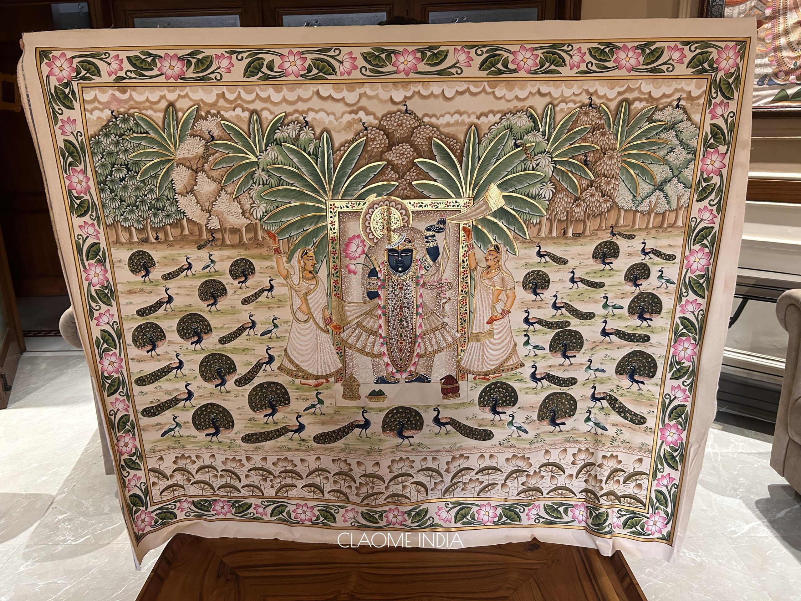 Gallery hand-painted Pichwai artwork