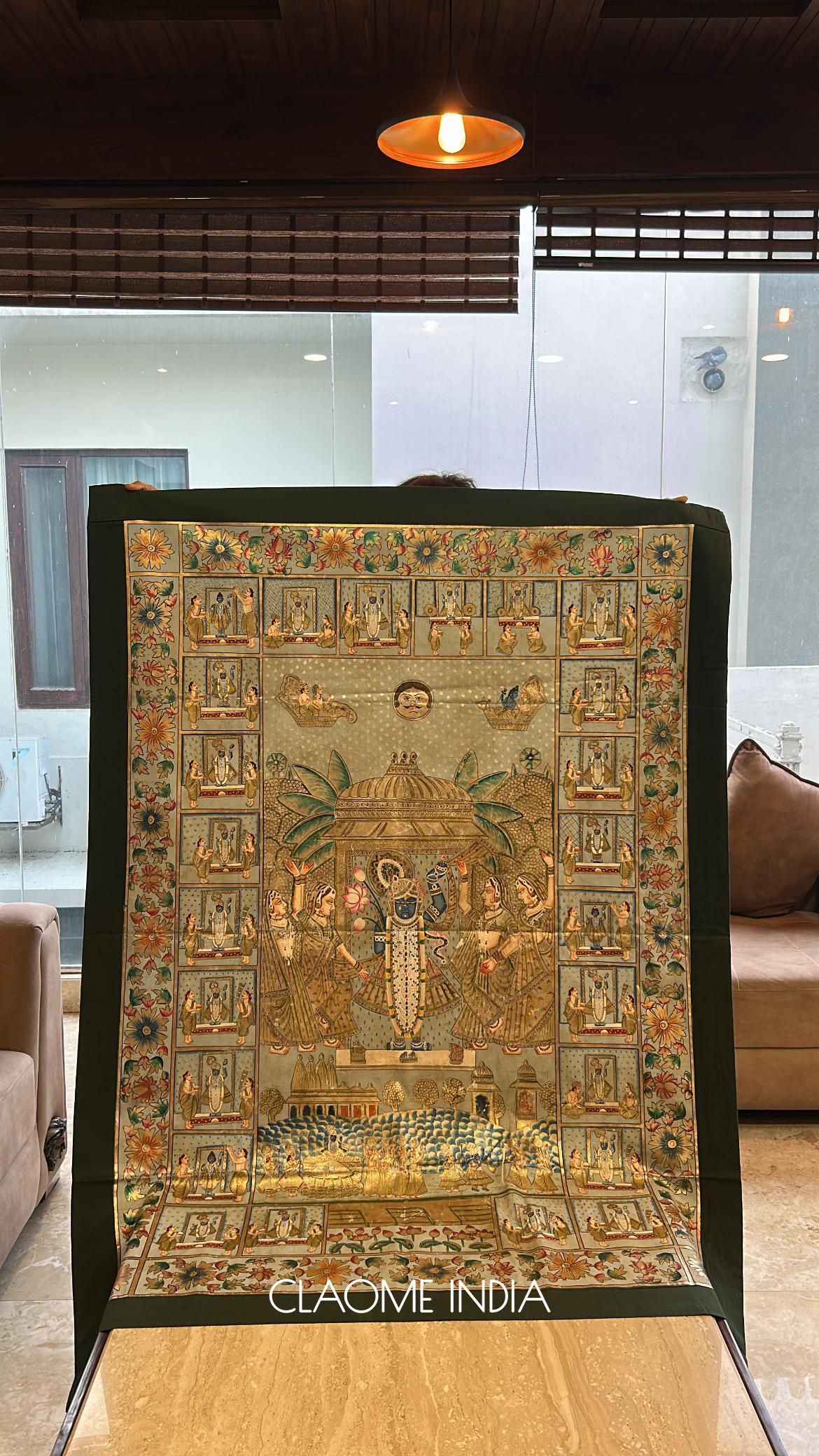 Gallery hand-painted Pichwai artwork