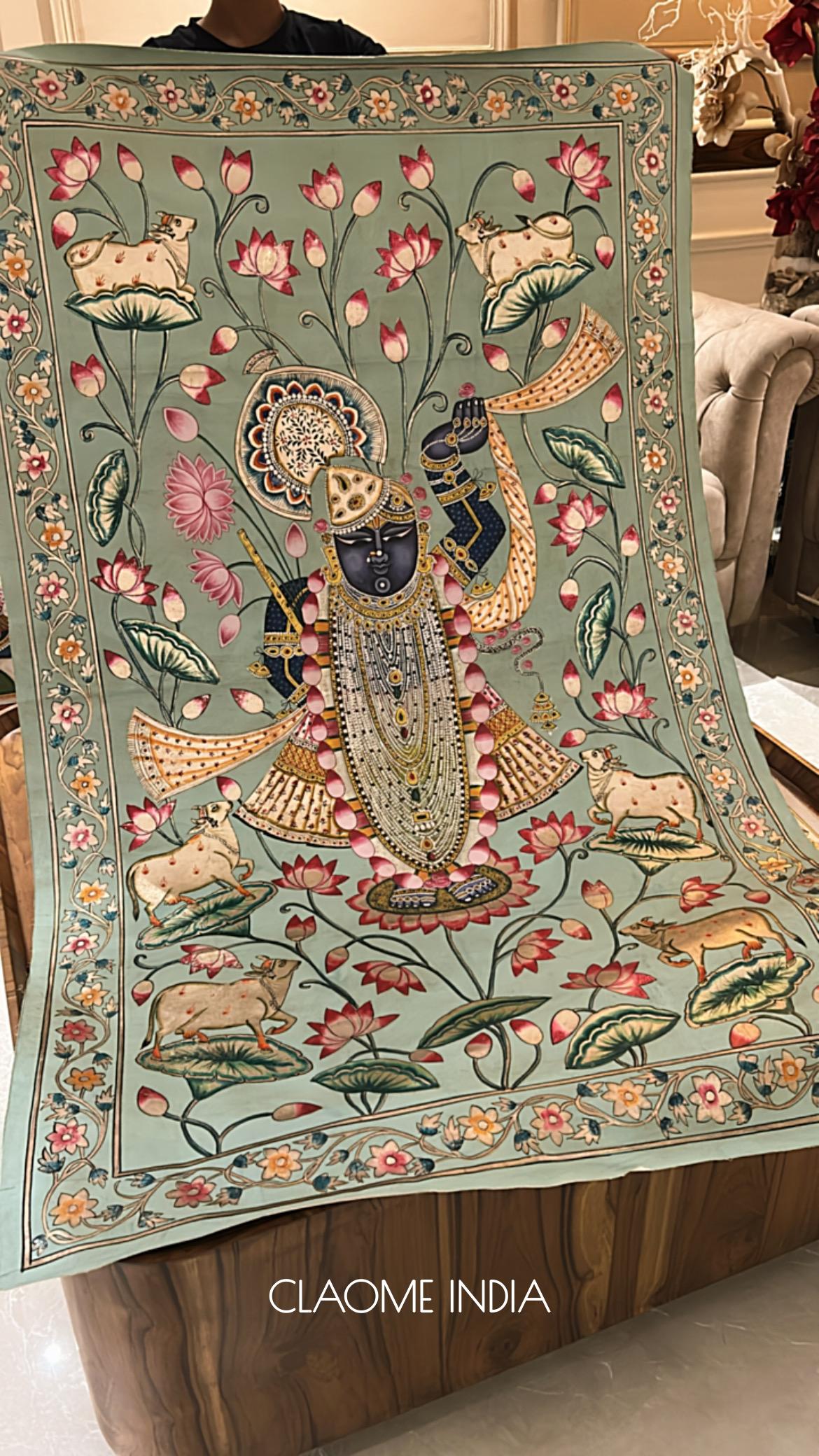 Gallery hand-painted Pichwai artwork