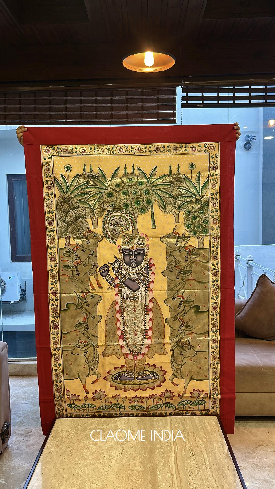 Gallery hand-painted Pichwai artwork