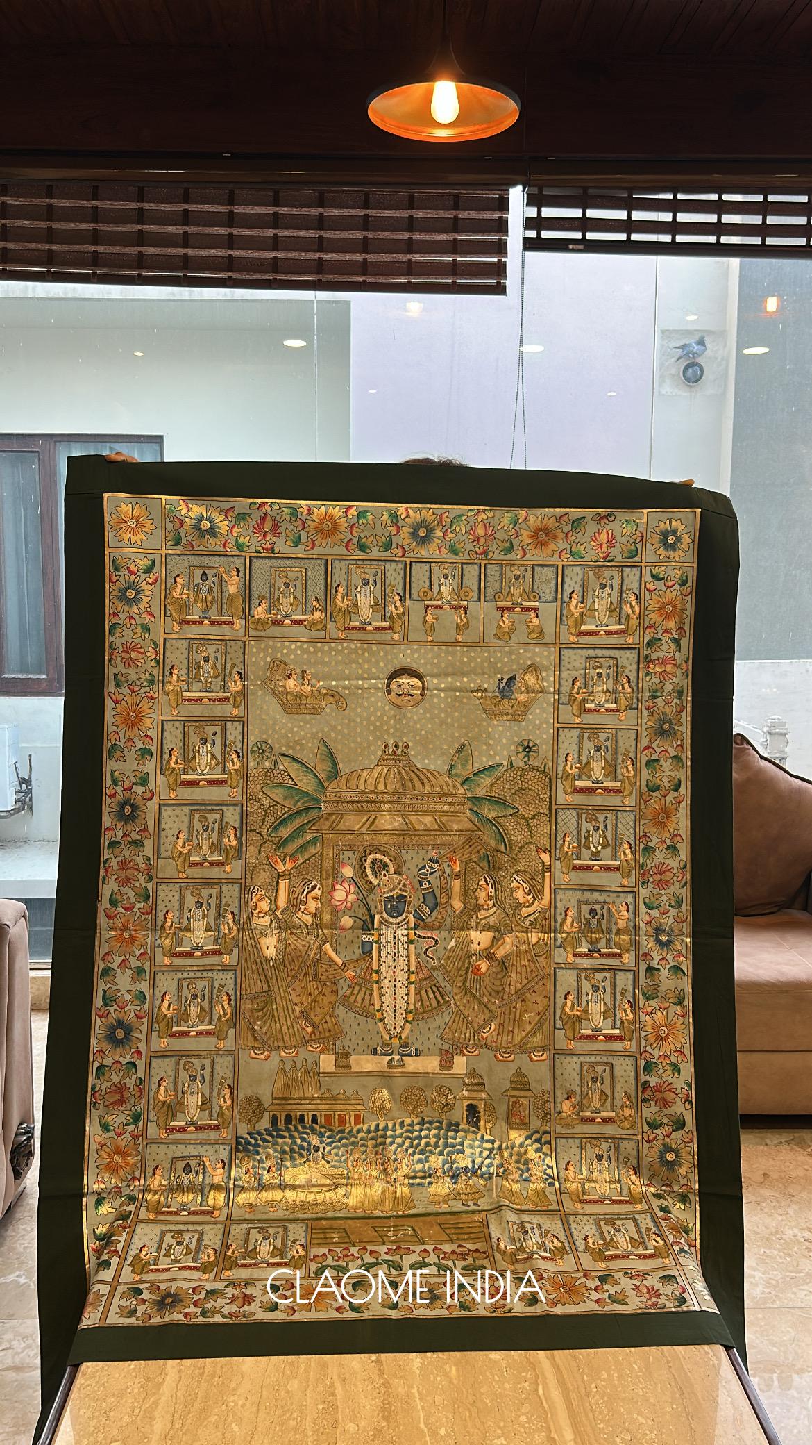 Gallery hand-painted Pichwai artwork