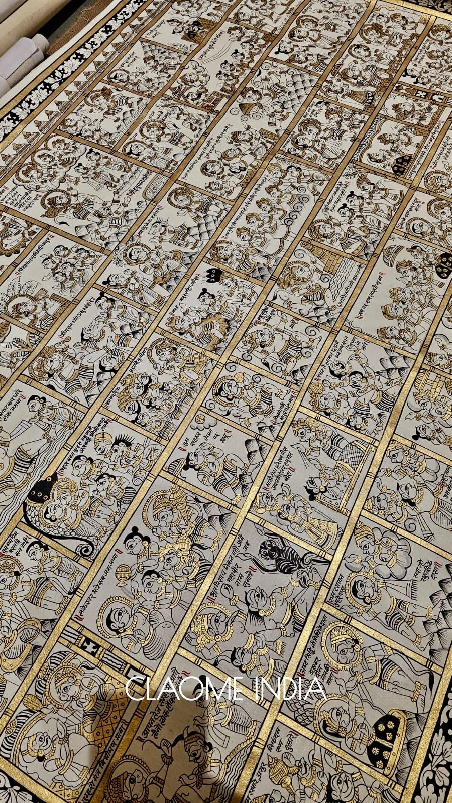 Gallery hand-painted Pichwai artwork