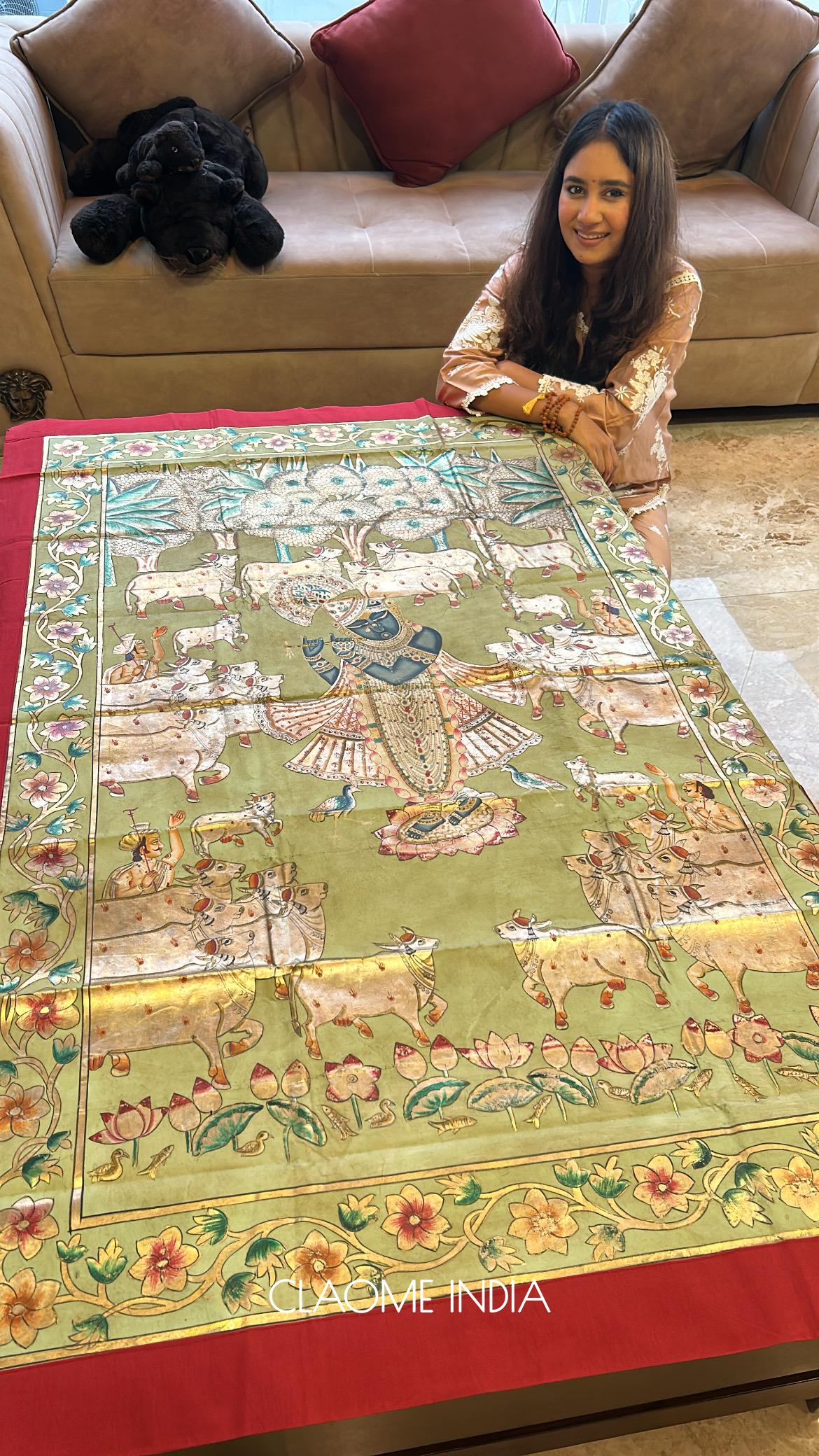 Gallery hand-painted Pichwai artwork