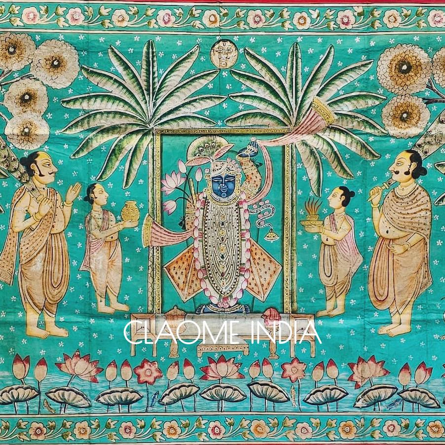 Gallery hand-painted Pichwai artwork