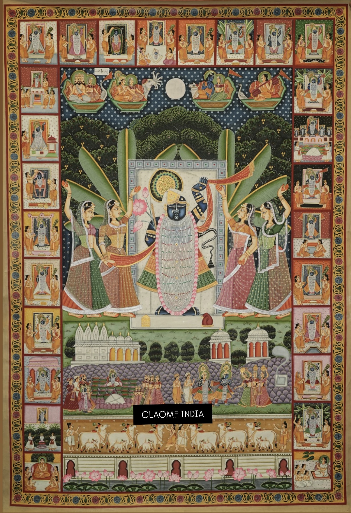 Shrinathji Hand-Painted Artwork 1