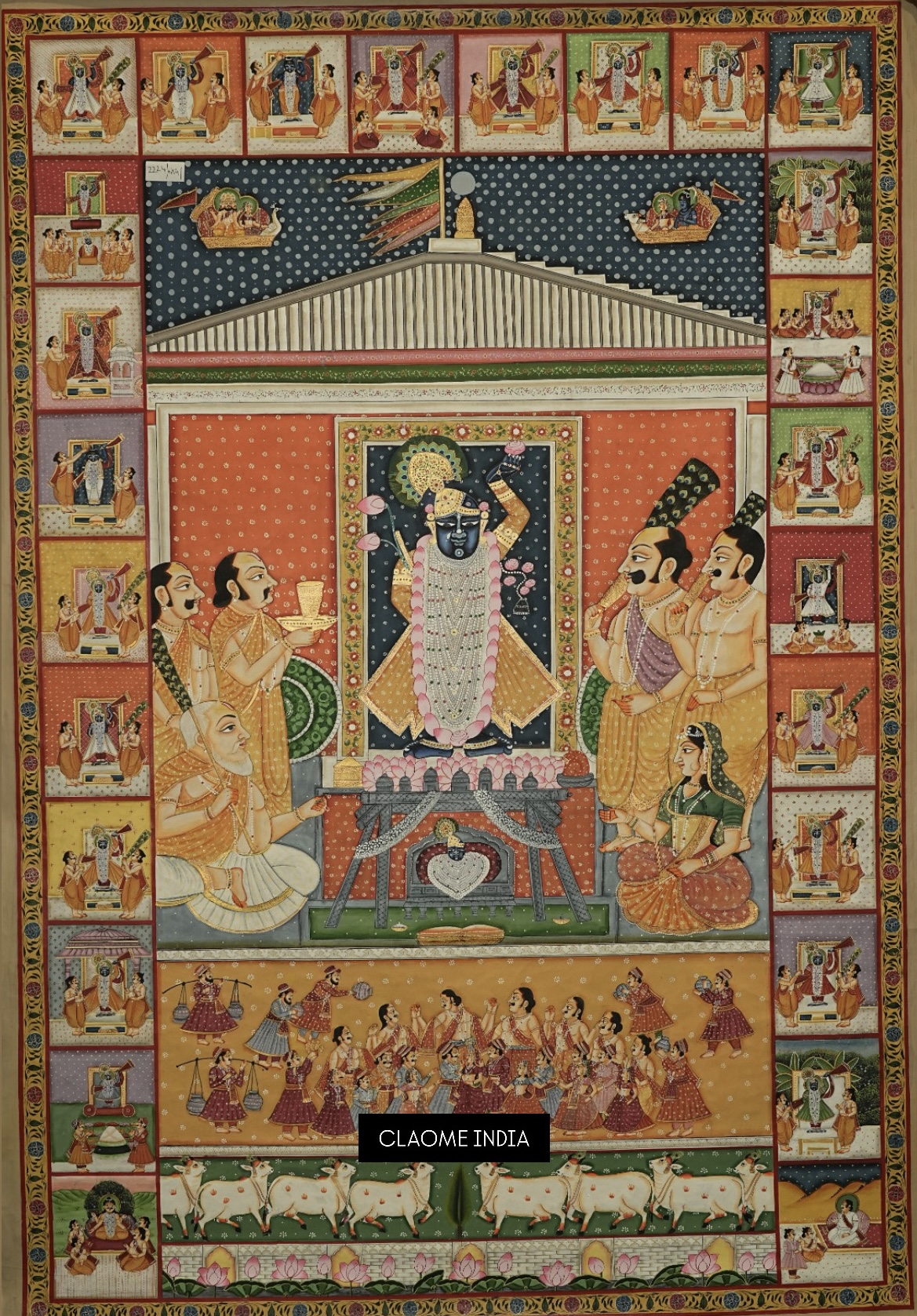 Shrinathji Hand-Painted Artwork 2