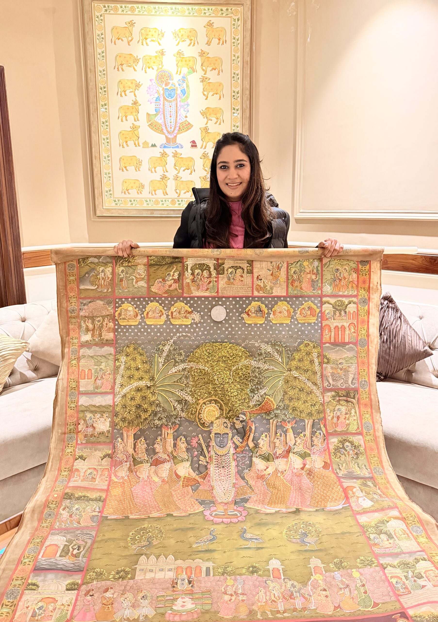 Hand-painted Pichwai Artwork | Claome India Home hand-painted Pichwai artwork