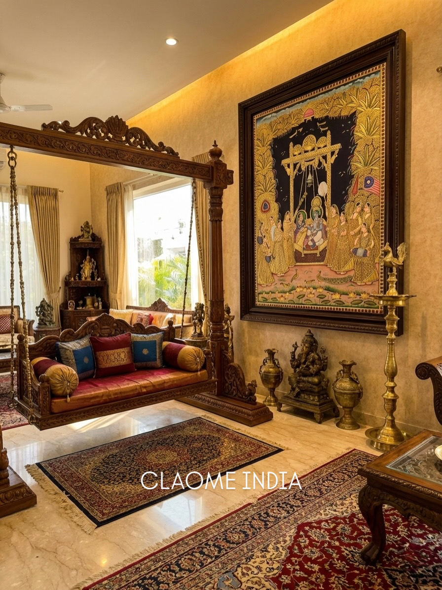 Gallery hand-painted Pichwai artwork