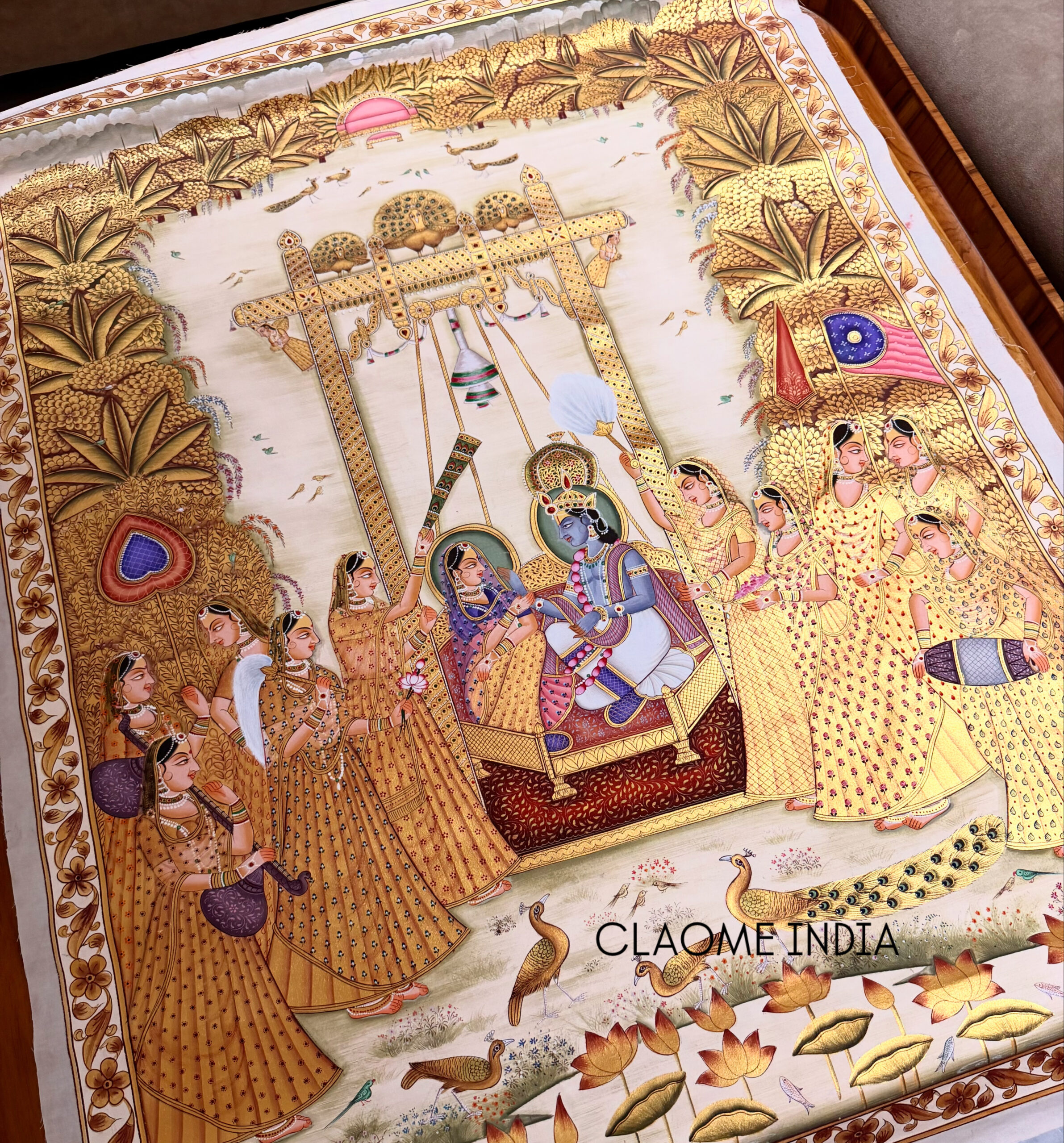 Hand-painted Pichwai Artwork | Claome India Home hand-painted Pichwai artwork
