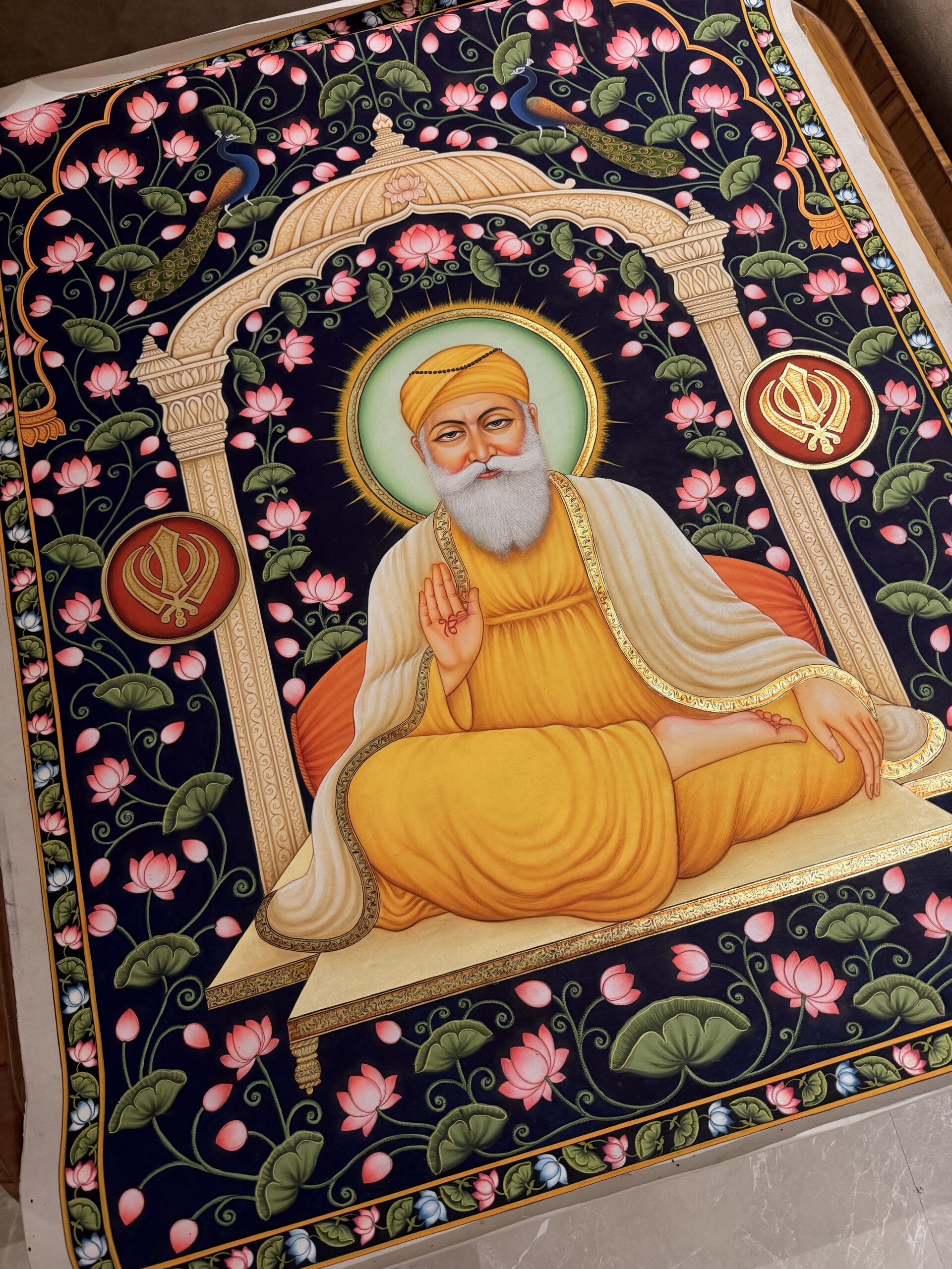Gallery hand-painted Pichwai artwork