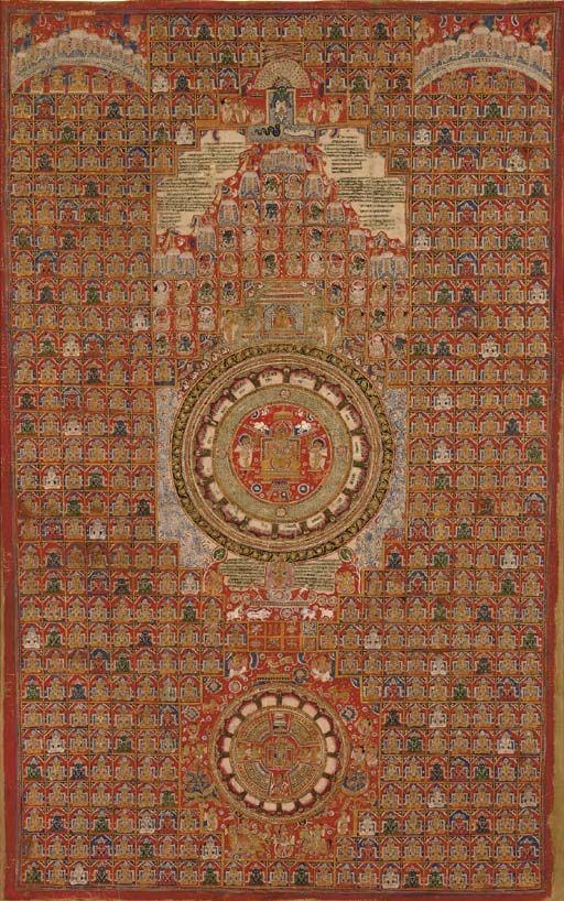 Jain Cosmological Universe Painting