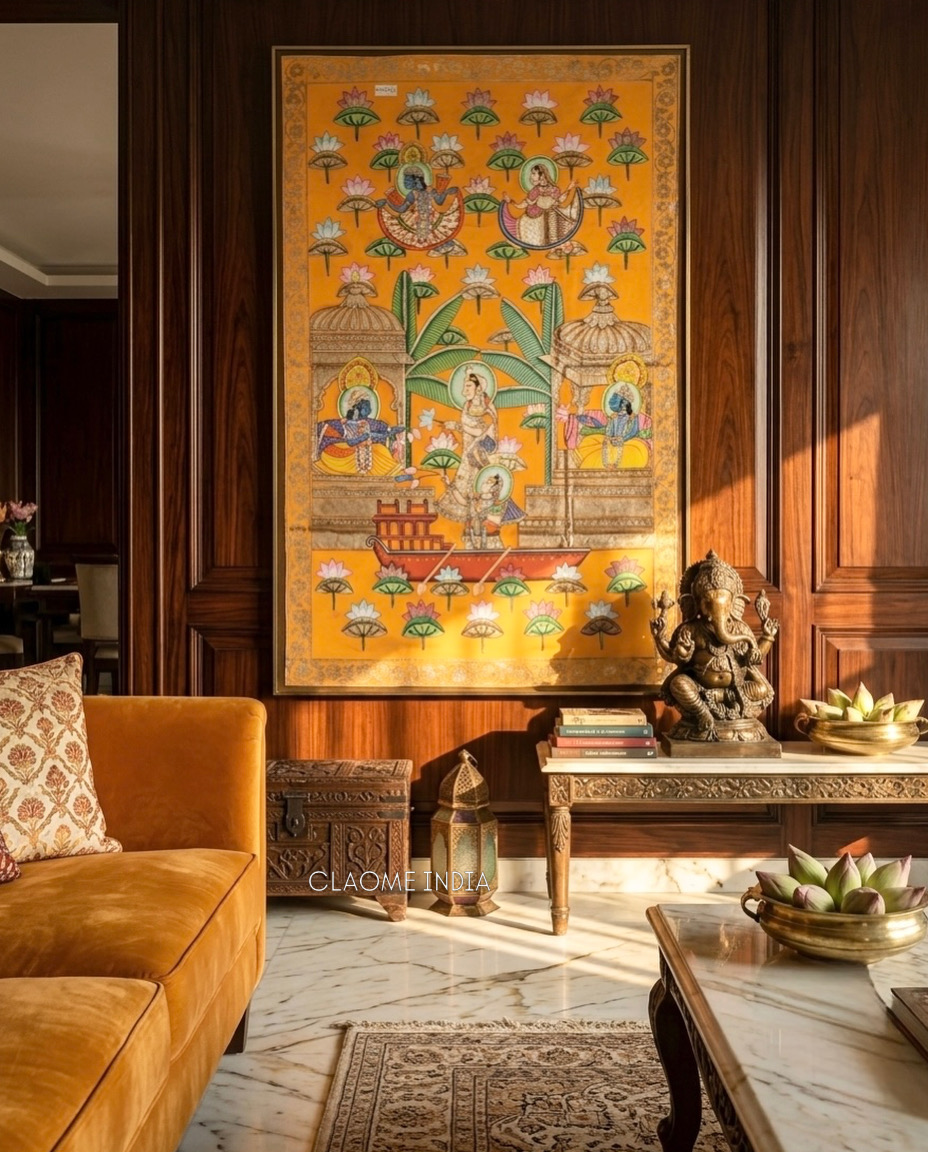 Gallery hand-painted Pichwai artwork