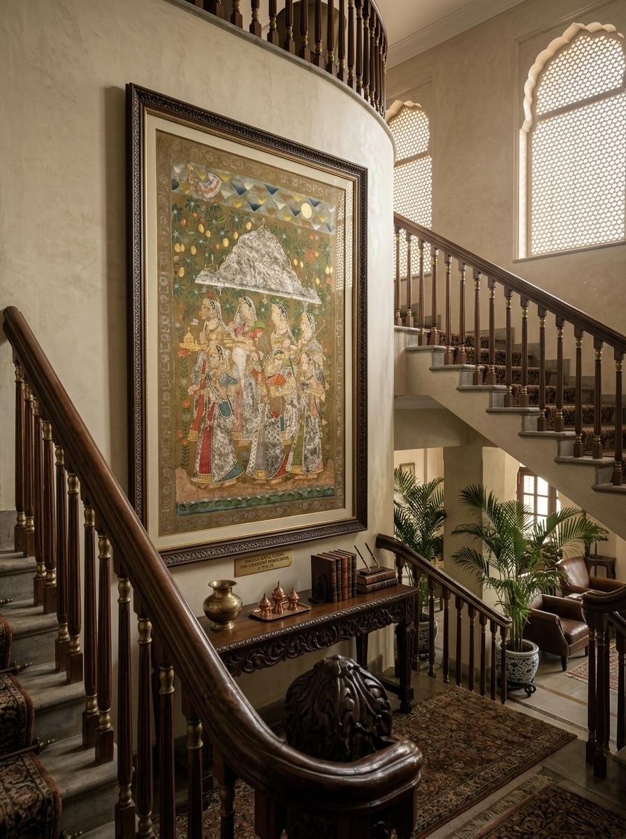 Gallery hand-painted Pichwai artwork