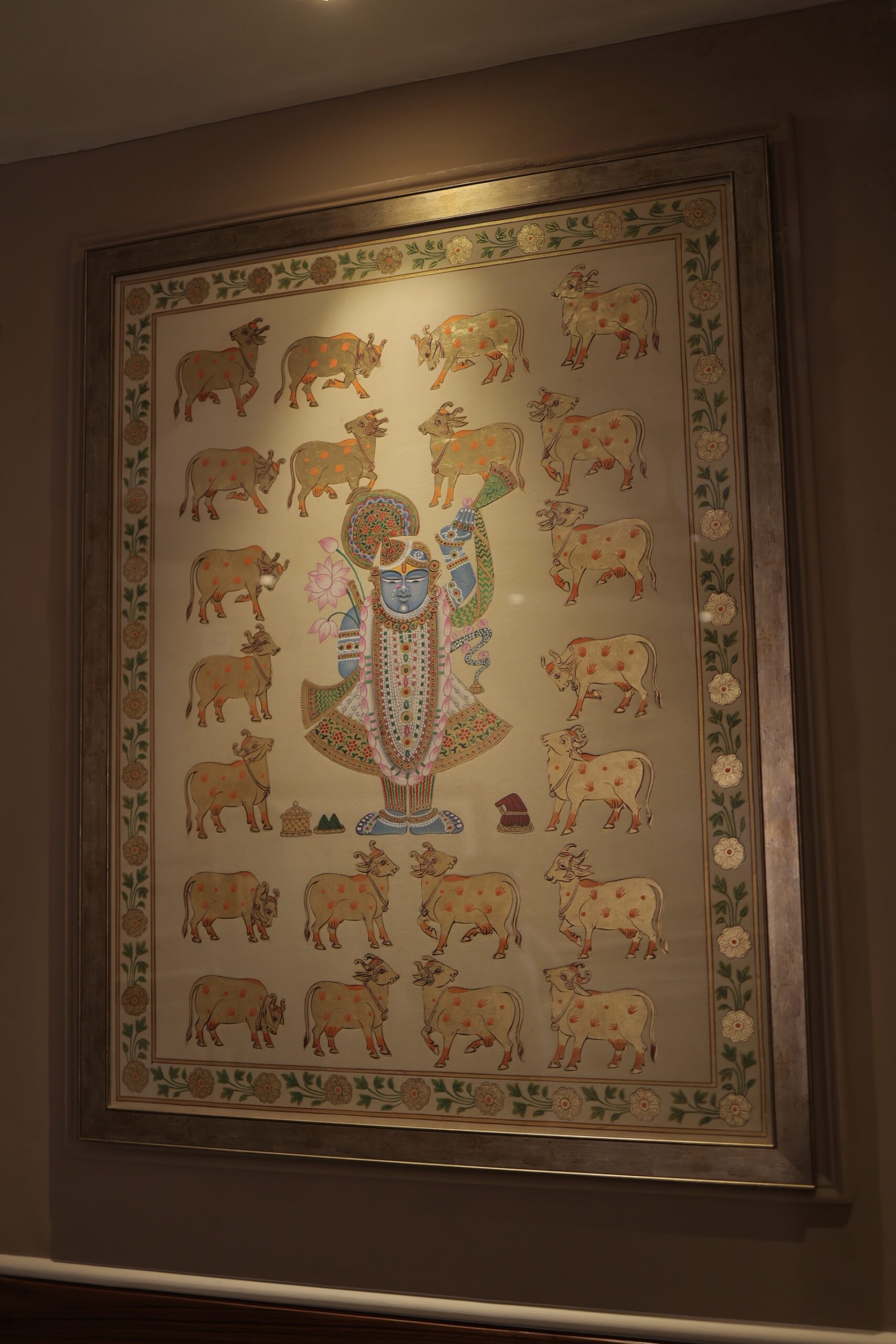 Gallery hand-painted Pichwai artwork