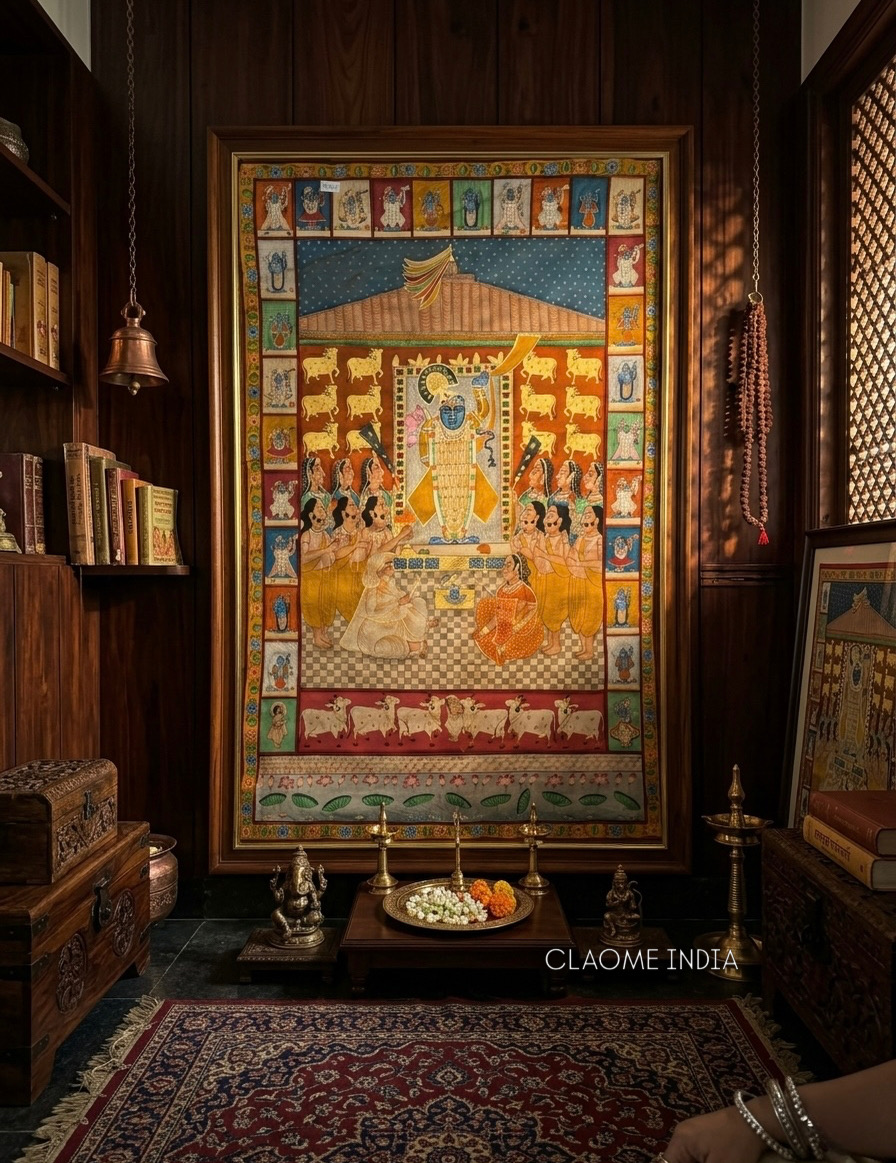 Gallery hand-painted Pichwai artwork