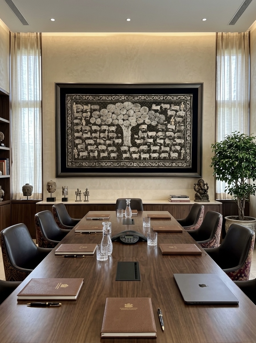 Gallery hand-painted Pichwai artwork