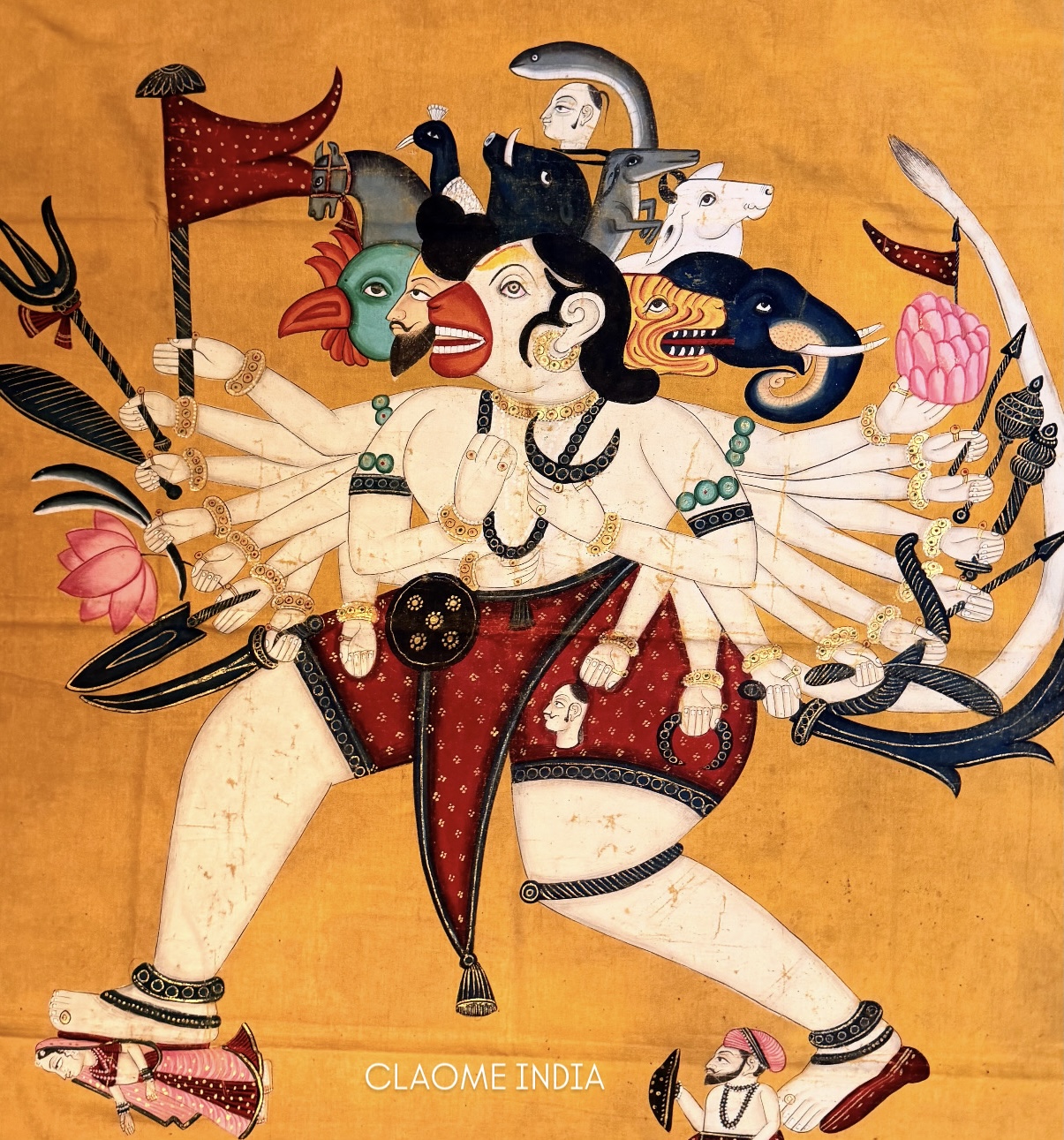 Panchmukhi Hanuman – The Five-Faced Form