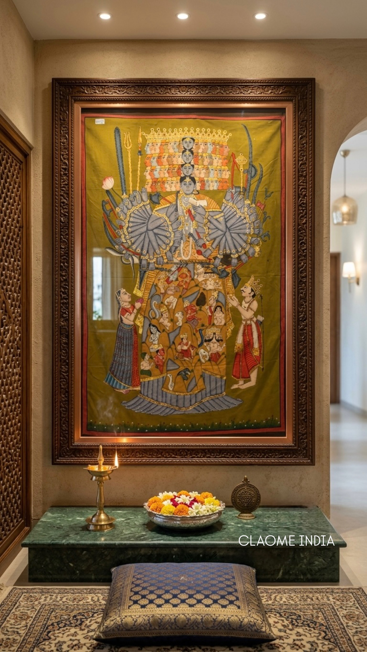 Home hand-painted Pichwai artwork