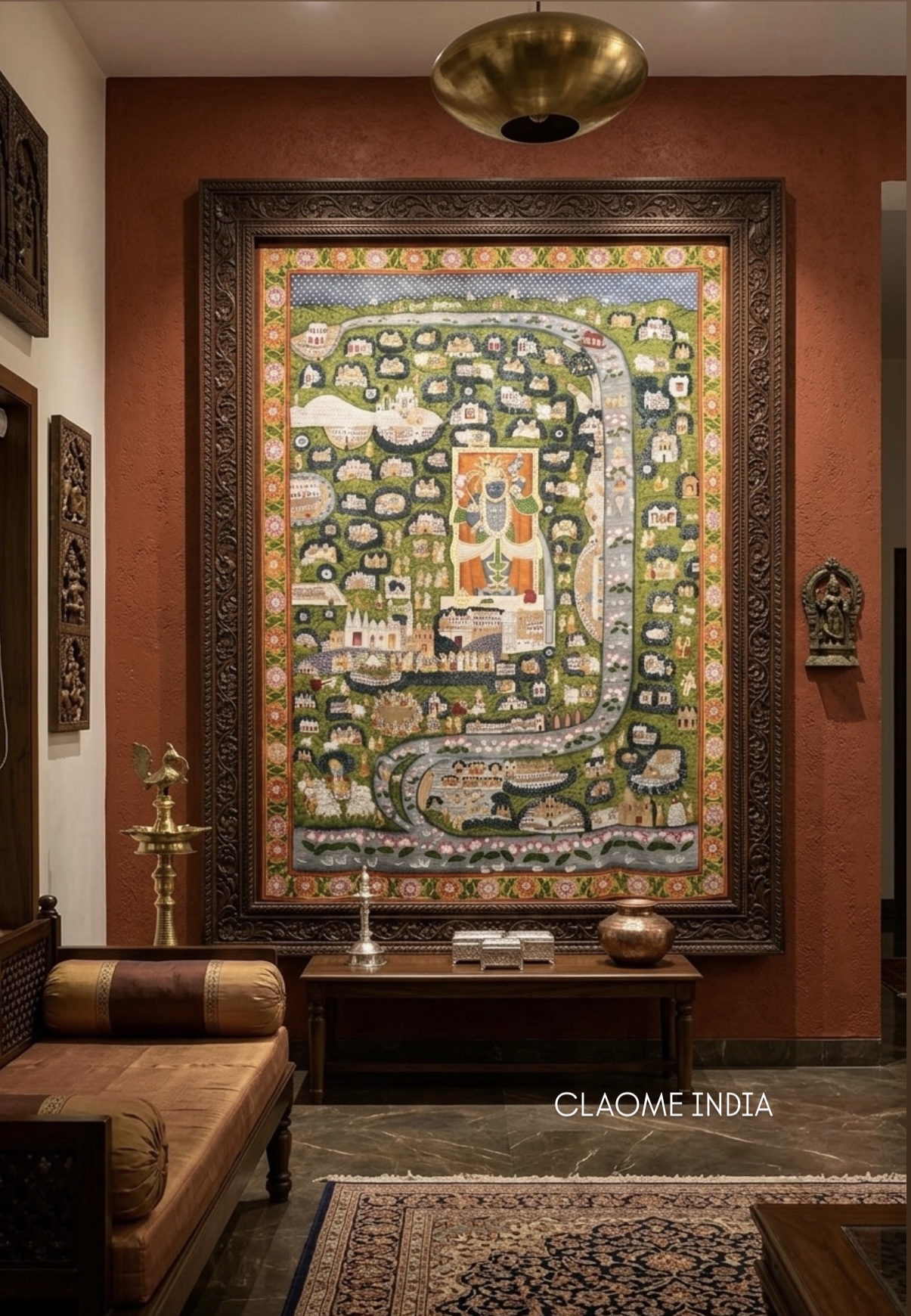 Home hand-painted Pichwai artwork