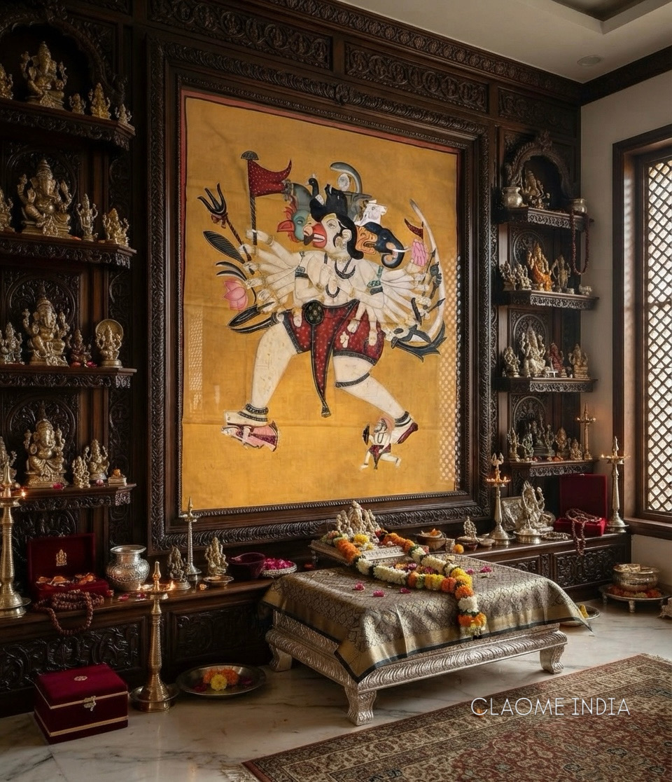 Home hand-painted Pichwai artwork